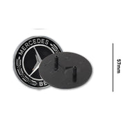 57 mm Hood Badge Emblem for Select Mercedes-Benz Models