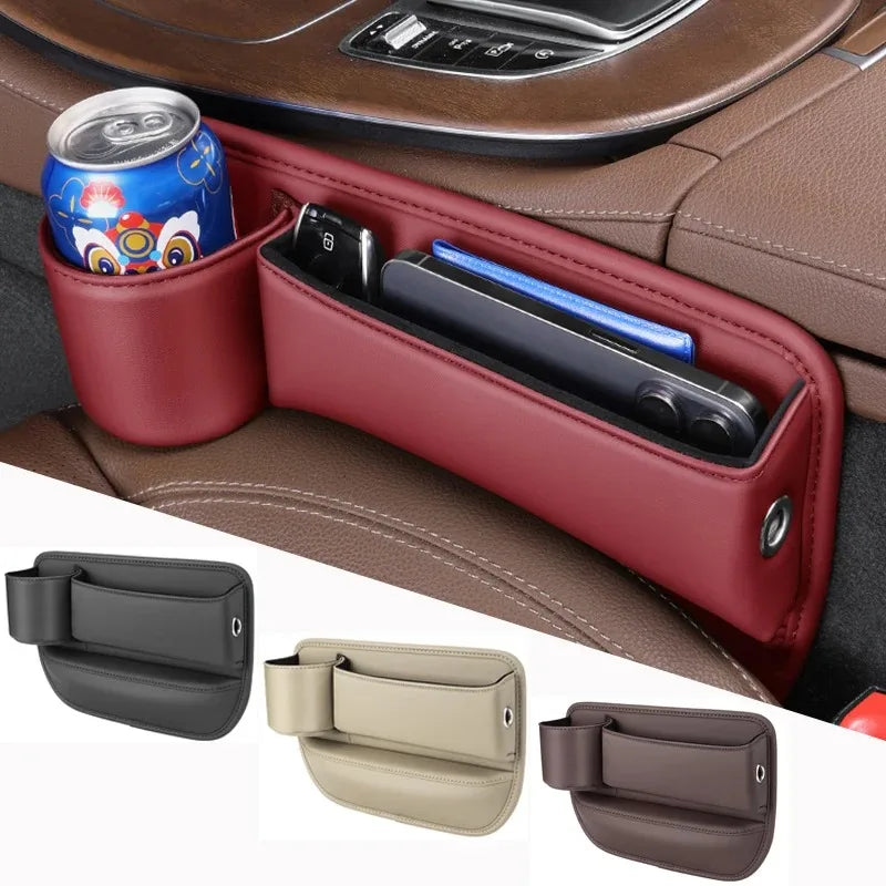 Universal Car Seat Gap Organizer with Cup and Phone Holder