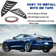 Rear & Side Window Louver Set for 2016–2025 Chevrolet Camaro