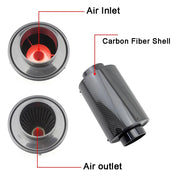 Universal 3-Inch Carbon-Fiber Cold Air Intake Kit