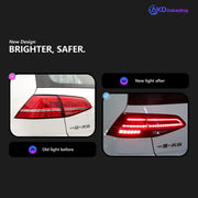 LED Tail Light Assembly for VW Golf 7 2012–2020