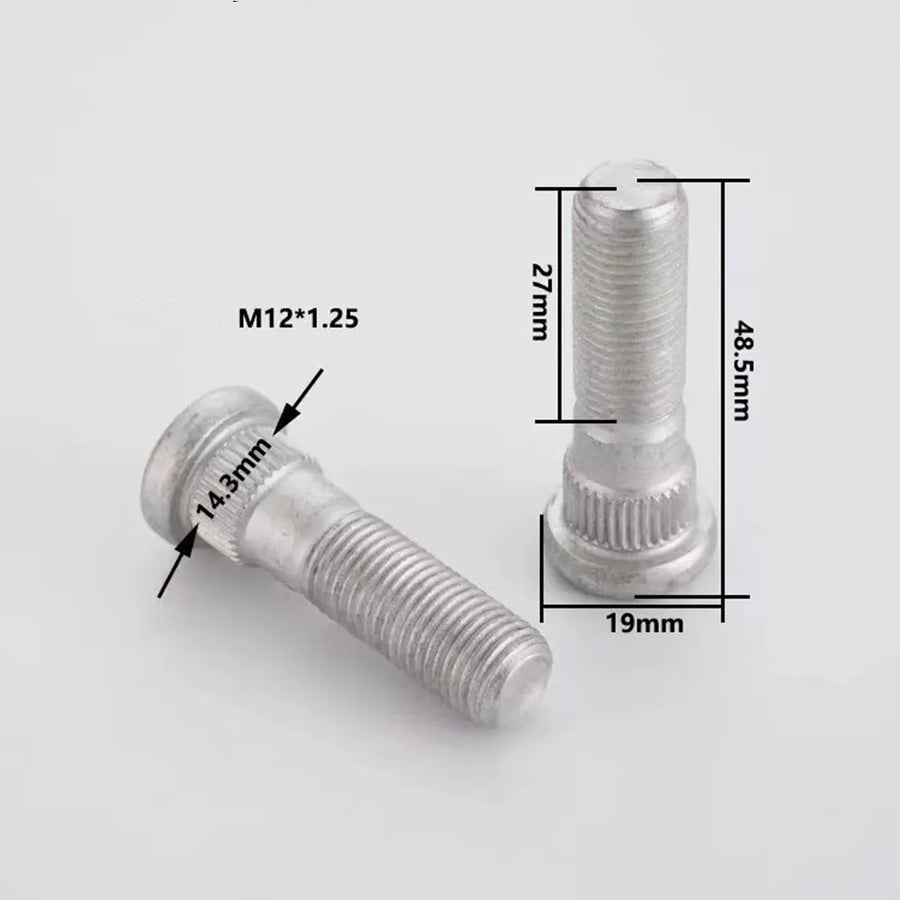 M12X1 Wheel Studs for Infiniti Q70 Q45 Q50 I30 Nissan 350Z 370Z Subaru Forester Lug