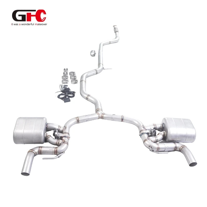 304 Stainless Steel Catback Exhaust System for Audi A5 4wd 2.0T 2020-2025