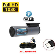 1080P Dual Dash Cam with Wi-Fi App Control