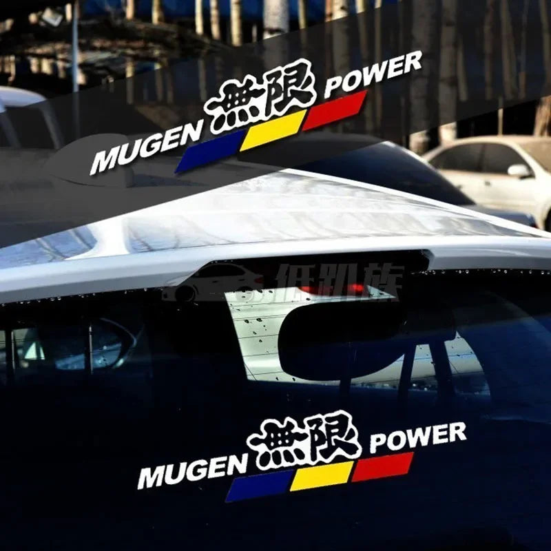 MUGEN Windshield Banner Vinyl Decal – 130 × 20 cm