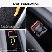 Emergency Rear Door Release Handle for Tesla Model 3/Y