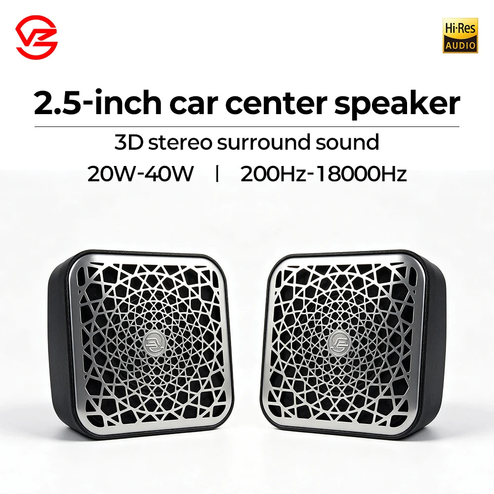 VA-D30 Wide-Frequency Car Center Speaker and Tweeter