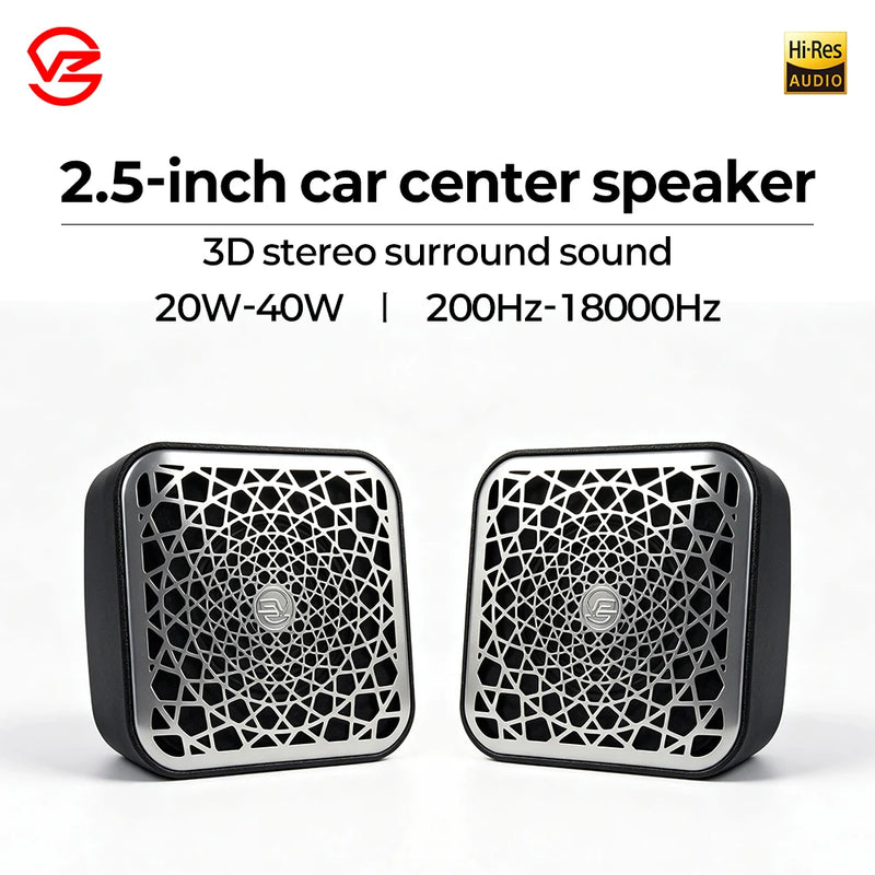 VA-D30 Wide-Frequency Car Center Speaker and Tweeter