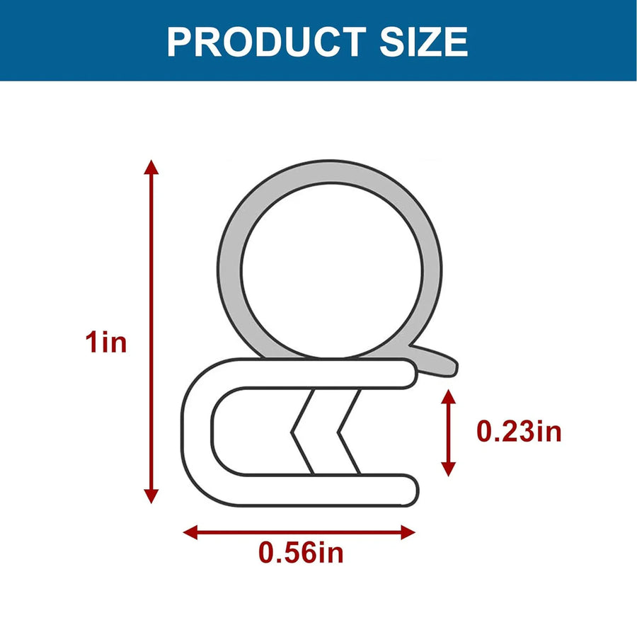 Universal Door Weatherstrip Seal – 6M