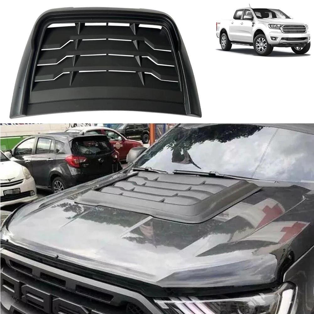 Universal Black Hood Vent Scoop Cover