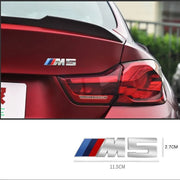 BMW M Performance 3D Fender and Rear Trunk Emblem Badge