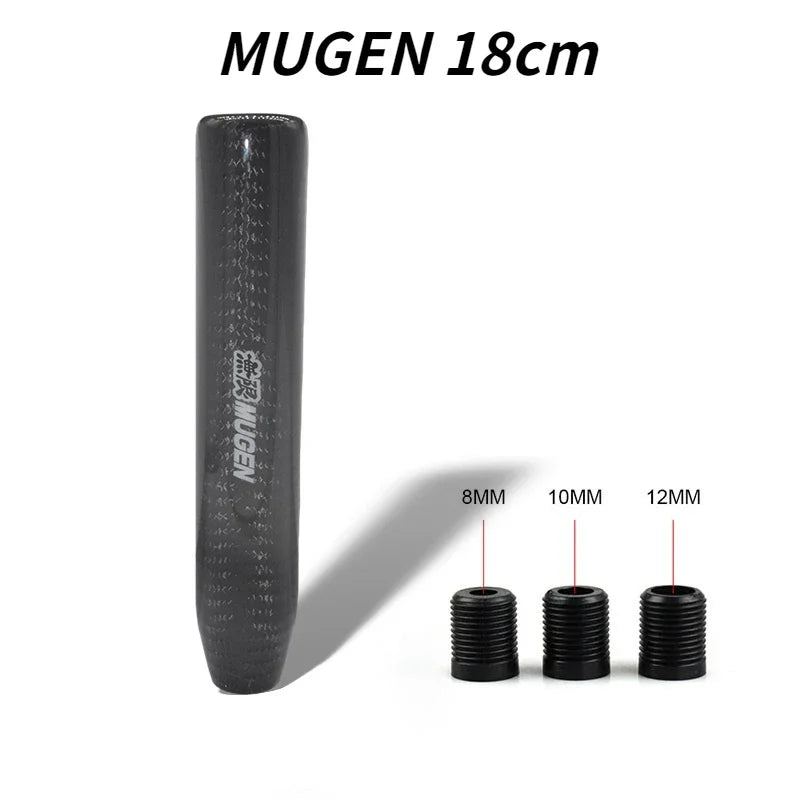 13cm Carbon-Fiber-style 6-Speed Gear Shift Knob for Honda and Acura