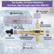 Pressure Washer Foam Cannon with 1/4-Inch Quick Connector