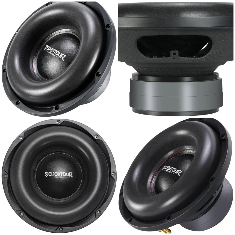 10-Inch 1200W Max Dual 4-Ohm Car Subwoofer