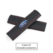 Ford Car Headrest Neck Pillow and Seat Belt Shoulder Pad Set – 2/4-Piece