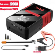 4-in-1 12V Car Jump Starter with 150 PSI Tire Inflator