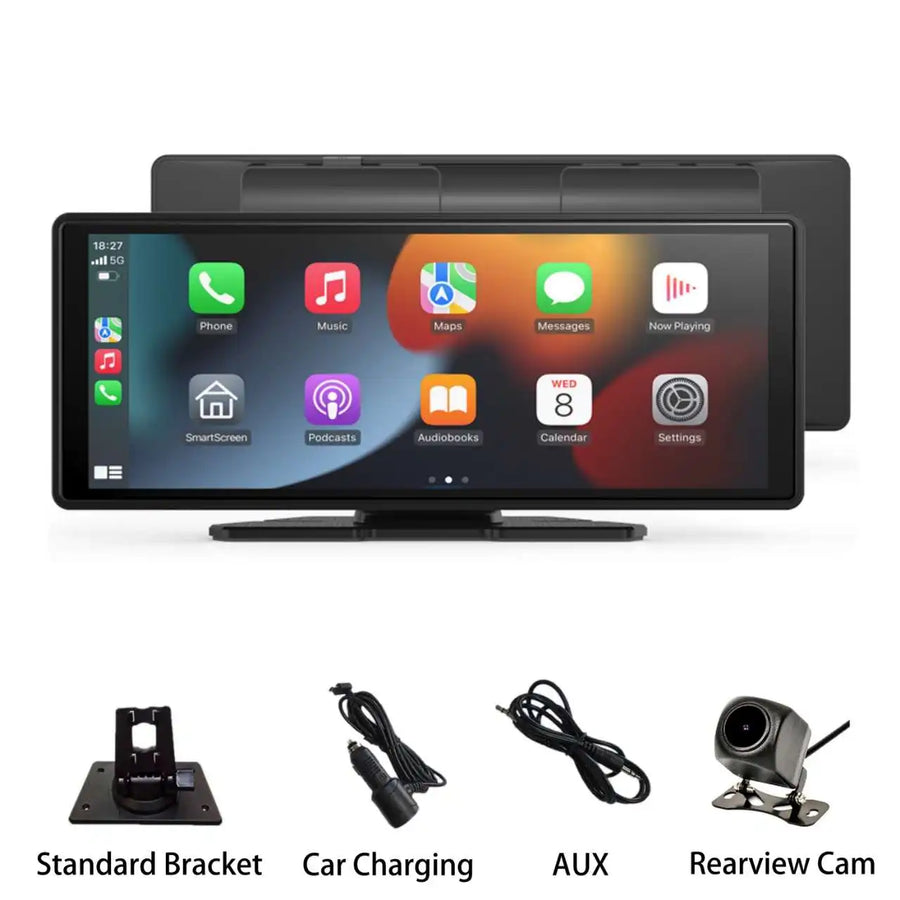 10.26-Inch Wireless CarPlay and Android Auto Portable Display