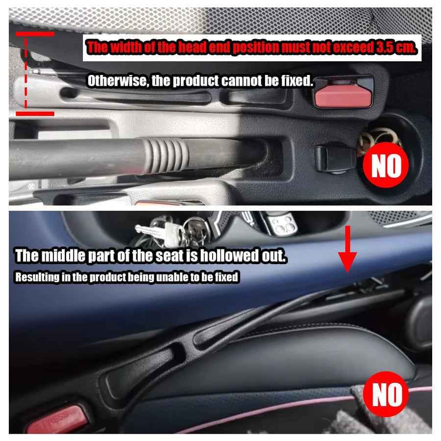 Universal Car Seat Gap Filler and Storage Organizer
