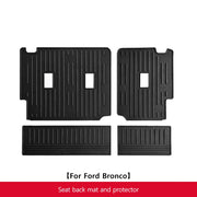 All-Weather Floor Mats and Cargo Liner Set for Ford Bronco 2021 2025 Left Hand Drive Waterproof