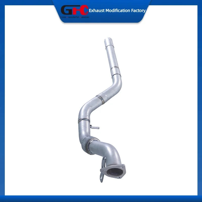 304 Stainless Steel Exhaust Front Pipe for Audi A4 4WD 2017-2023