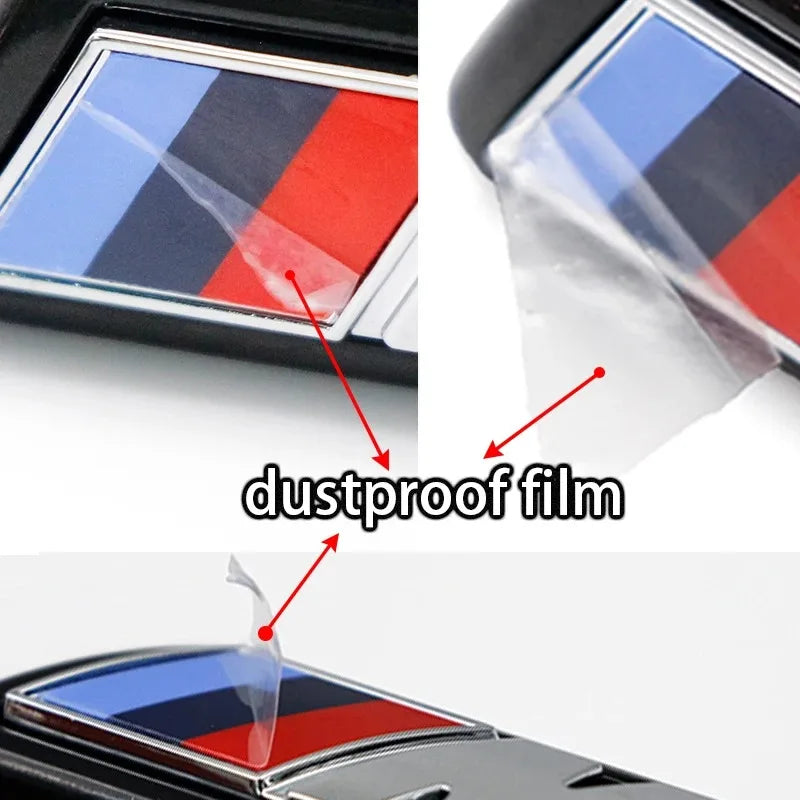 3D ABS M Front Grille Emblem Sticker for BMW E34 E36 E46 E90 F10 M1 M2 M3 M4 M5 M6 M7 M8