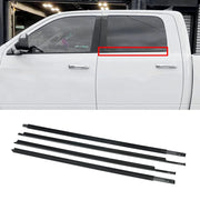 55372139AH 4-Piece Door Outer Belt Weatherstrip for Dodge Ram 1500 2500 3500 4500 5500 2009-2021