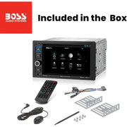 6.2-Inch Double-DIN Bluetooth DVD Car Stereo