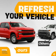Chrome Front Bumper Face Bar – 2019–2022 Chevrolet Silverado 1500