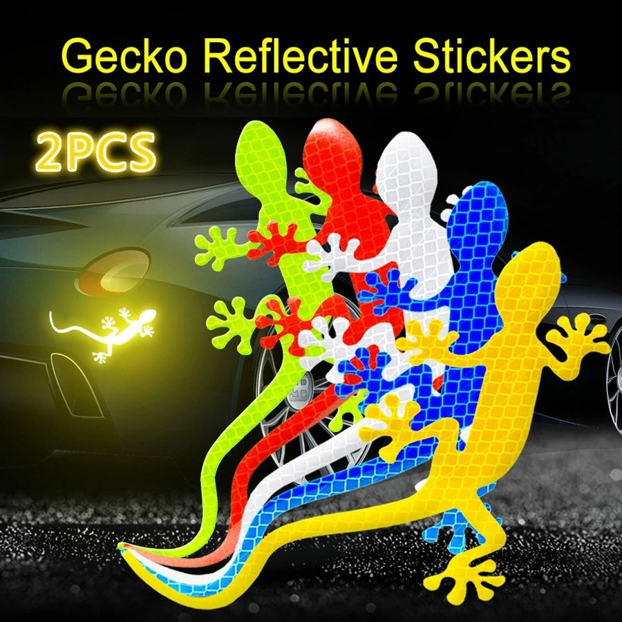 Reflective Gecko Vehicle Decal – Single, Pair or 5-Pack