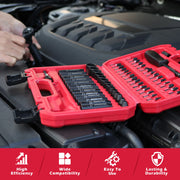 64-Piece 1/4-Inch Drive Impact Socket and Bit Set