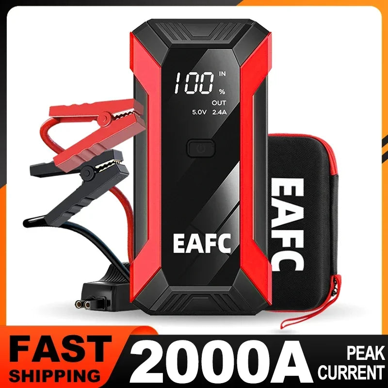 600A or 2000A 12V Portable Car Jump Starter and Power Bank