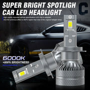 2-Piece H1/H4/H7/H11/9005/9006 LED Headlight Bulb – 6000K, CANBUS