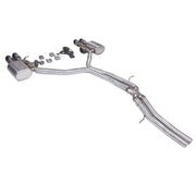 304 Stainless Steel Valved Cat-Back Exhaust System for Audi S4 B9 2018-2024