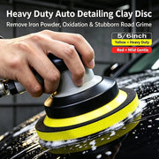 5- & 6-Inch Clay Disc Pads for Car Paint Decontamination
