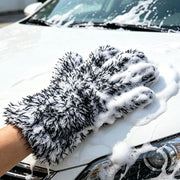 Five-Finger Microfiber Car Wash & Detailing Gloves