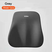 Universal Memory-Foam Car Neck Pillow and Lumbar Support Cushion Set