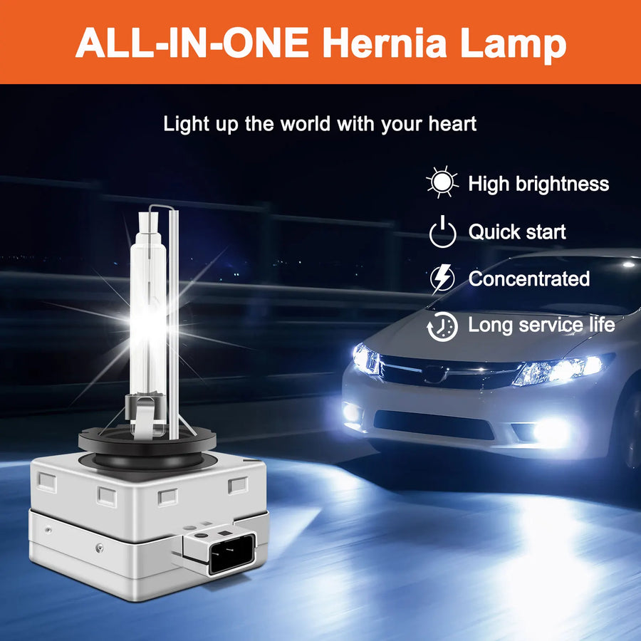 2-Piece D1S/D2S/D3S/D4S HID Xenon Headlight Bulb – 6000K