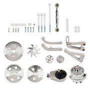 Chrome Engine Accessory Drive Bracket Kit for Chevrolet Small Block