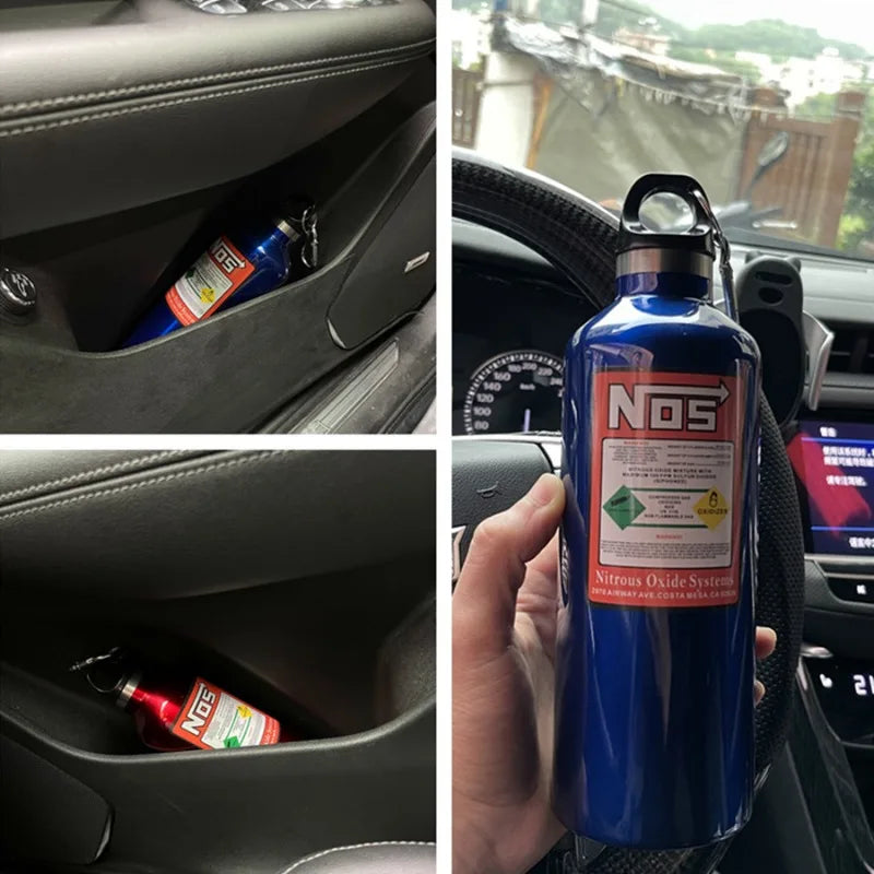 NOS Nitrous Bottle-Style 500mL Stainless Steel Insulated Travel Mug