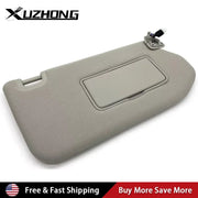 Right Passenger Sun Visor with Lamp for 2013-2018 Nissan Pathfinder QX60 Grey