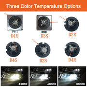 2-Piece D1S/D2S/D3S/D4S HID Xenon Headlight Bulb – 6000K