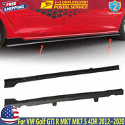 Side Skirt Extension Kit for Volkswagen Golf GTI R MK7.5 4DR 2012-2020