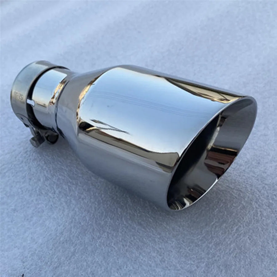 Universal Stainless Steel Exhaust Tip, 76/101mm