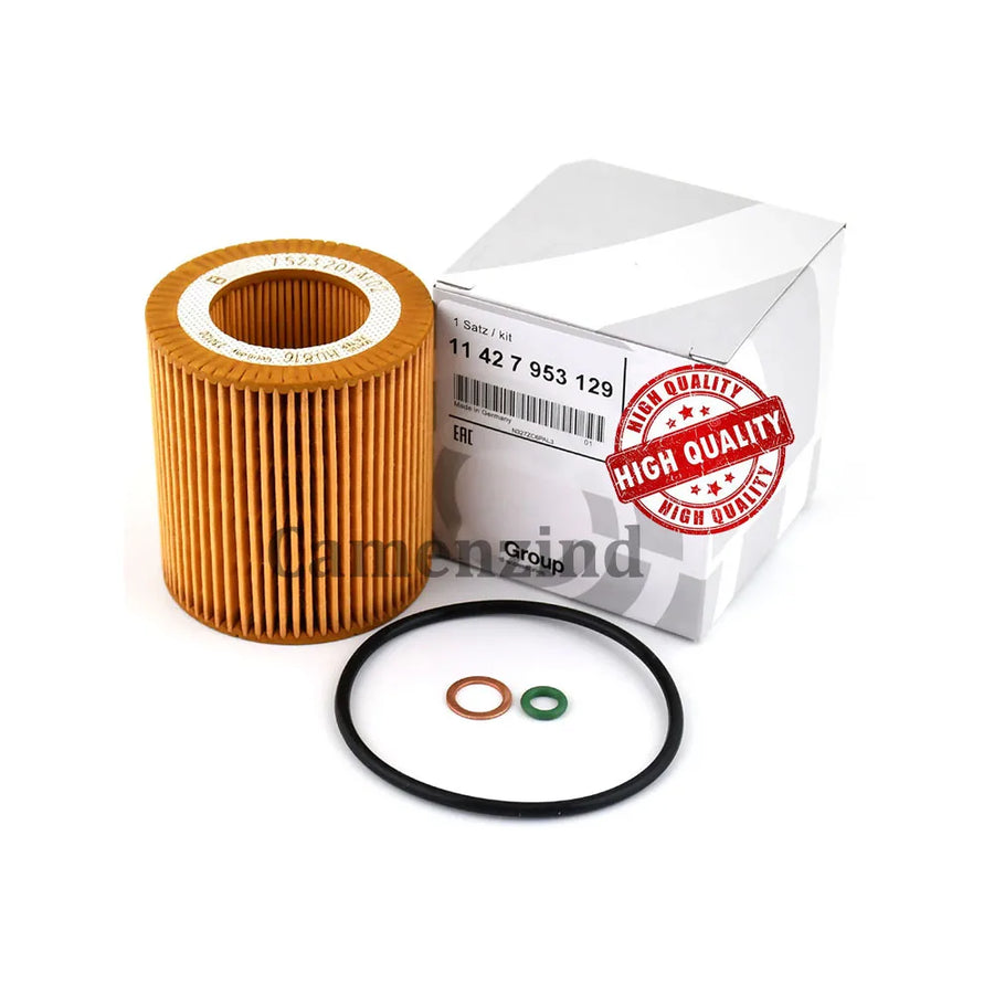 10-Piece Oil Filter for BMW E81-88 F20 21 F22 23 E46 E90-93 F30-34 F32-36 325i X1 X3 X5 N52
