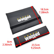 5-Star JDM Leather Seat Belt Shoulder Pads - Pair