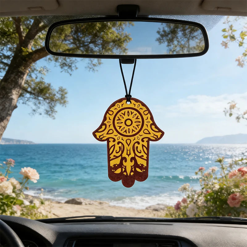 Hamsa Hand, Hand of the Virgin Mary Car Ornament