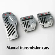 Non-Slip Aluminum Manual Pedal Cover Set – 2/3-Piece