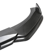 Carbon-Fiber-Look Universal Front Lip & Side Skirt Kit