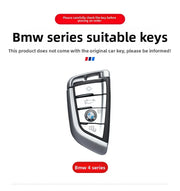 Zinc Alloy and Silicone Car Key Case Cover for BMW