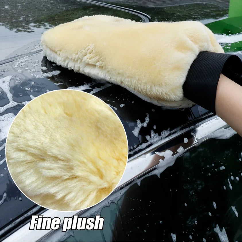 Double-Sided Plush Car Wash Mitts – 1, 2 or 5 Pack